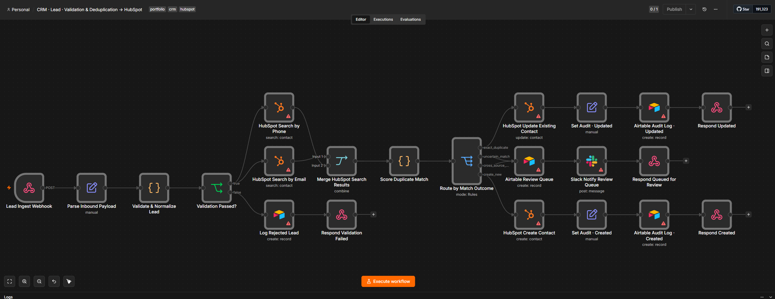 CRM Lead preview
